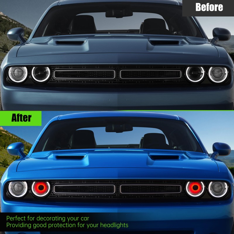 KAKABAS Plug and Play LED Headlamps Air Inserts Assembly Waterproof,