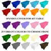 pod linen spandex stretch cover tablecloth for 4ft foot table