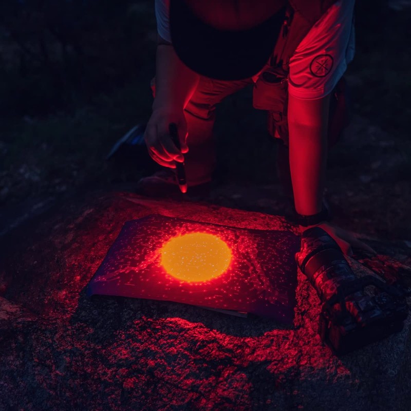 Weltool M6-RD Penlight Red Light LED Night Flashlight, Night Pilot