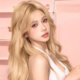 Milkai Human Hair Long Wave Women's Wig SD-250304 (WFHD5IM) / 밀카이 인모 긴웨이브 여성가발 SD-250304 (WFHD5IM)