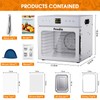 Dehydrators for Jerky, 8 Stainless Steel Trays, 600W Fruit Dehydrator,