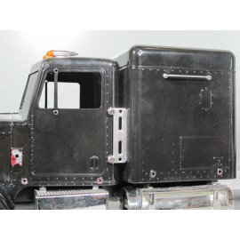 Tamiya Aluminum Exhaust Stack Relocate Mounting Plates Tamiya 1/14 King Grand Hauler