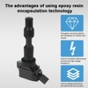 EVPOWBOX Set of 6 Ignition Coils Pack with Spark Plugs