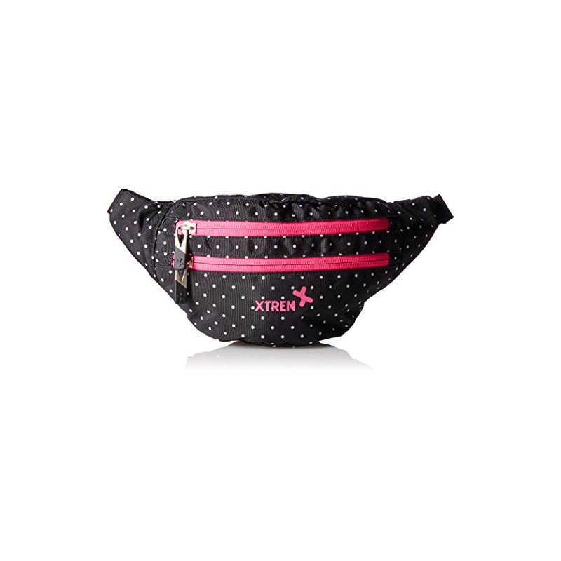 Xtrem 940042022 Sigma Cangurera Sigma para Mujer, color Puntos Negros/Rosa
