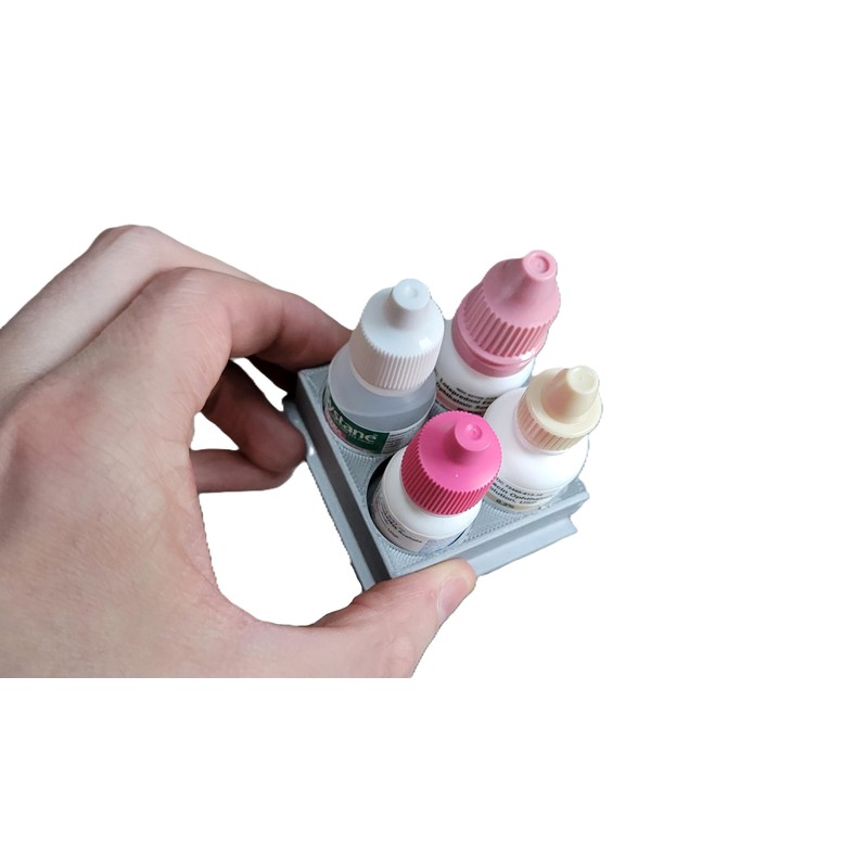 Znet3D Eye Drop Bottles Organizer & Storage – 4-Slot Holder