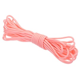 PATIKIL 26ft Reflective Guyline Camping Paracord 4mm Tent Cord Guyline Rope for Camping Tent Tarp Hiking Nylon Paracord Rope Pink