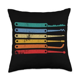 Lock Pick Tools - Lock Picking - Lock Picker - Locksmith Throw Pillow
