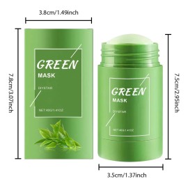 Mascarilla De Té Verde Efectiva En Barra, Máscara Limpiadora
