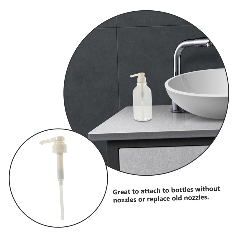 Mikinona Nozzle Pump Syrup Squeezer 3pcs Plastic Gallon Pump Dispenser