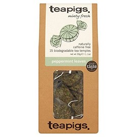 Teapigs Peppermint Leaves Tea 15 Temples (Pack of 2-30 Temples)