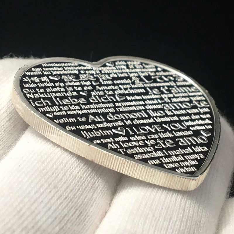 Romantic I Love You Coin Love Words Wedding Gift Love