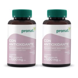 Pronat Kit 2 Piezas Suplemento Antioxidante Con Resveratrol Pronat Sabor Sin sabor