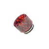 Armerah Snakeskin 810 Drip Tip eCig Mouthpiece Short/Wide Resin/Steel Single