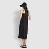 JAJU Women's Crinkle Busteir Dress_Black