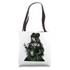 Goth Anime Girl Lucky Green Clover St. Patrick's Day Tote