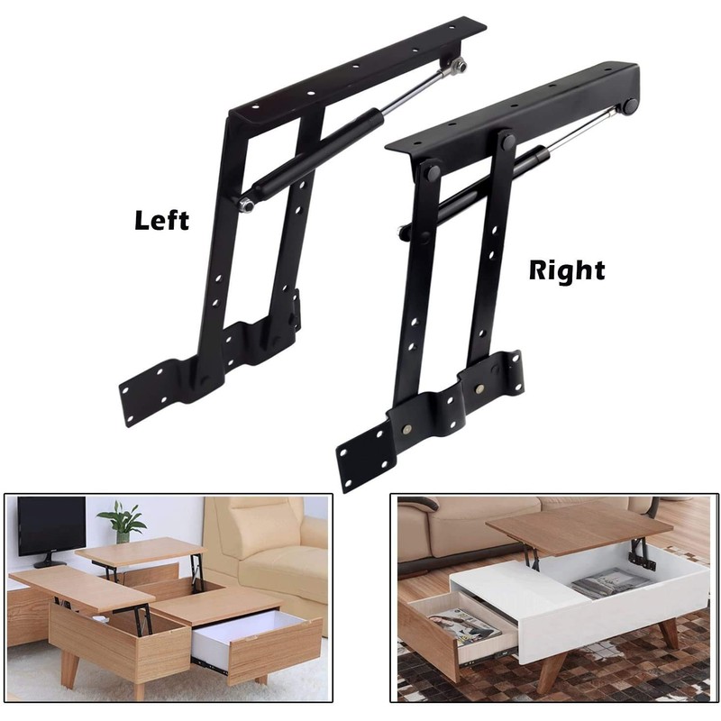 2pcs Folding Lift up Top Coffee Table Lifting Frame Desk