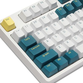 Happy Balls Keycaps Doubleshot PBT Keycap Set Custom OEM Profile Cherry MX Keyset for 61 63 64 66 68 84 87 96 100 104 108 MX Switches Mechanical Keyboards(Merlin Keyset)