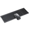 Slim Rechargeable Bluetooth Keyboard and Mouse Set for Laptop Computer
