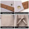 Kitchen Bib Apron with Pockets, Women Men Adjustable Neck Strap
