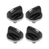 Qnbes 4 Pcs Cooktop Burner Knob Fit for Bosch Replace