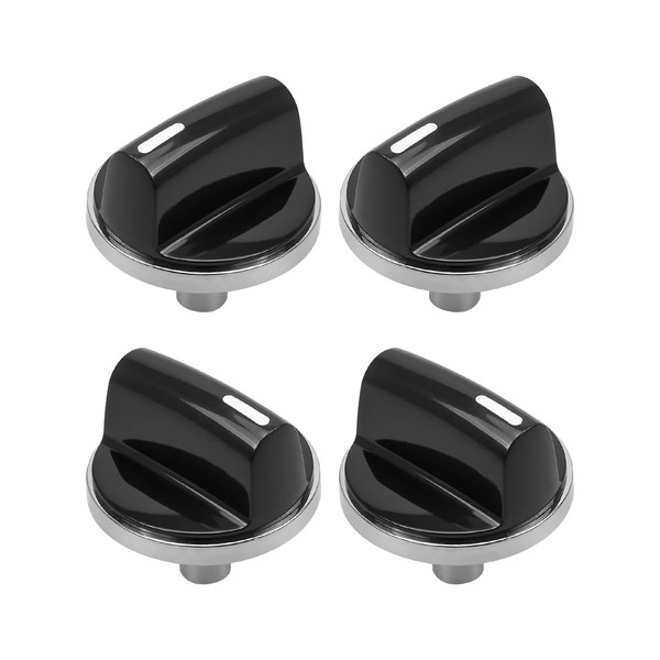 Qnbes 4 Pcs Cooktop Burner Knob Fit for Bosch Replace