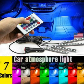 LED Car USB Charge Interior Accessories Floor Decorative Atmosphere Lamp Light