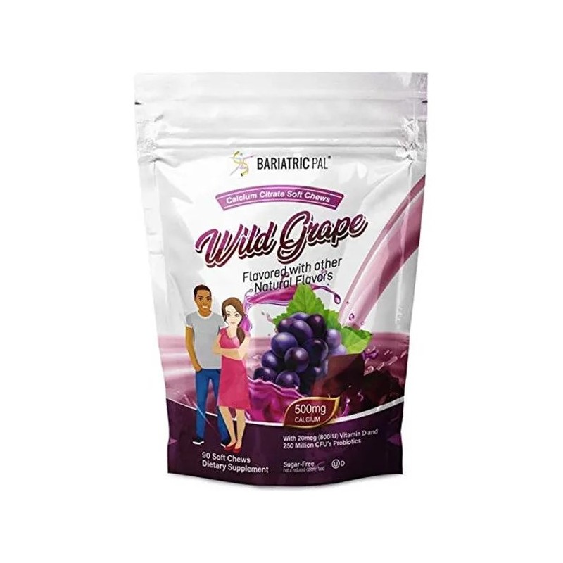 Bariatricpal Calcio Citrato Sin Hierro Gomitas Probióticas