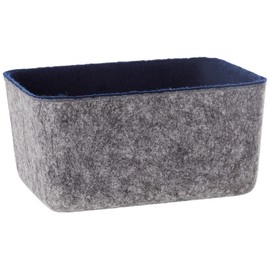 Three by Three 48090 Seattle Felt-Like-It! Deep Drawer Organizer, 6x4x2.75", Navy