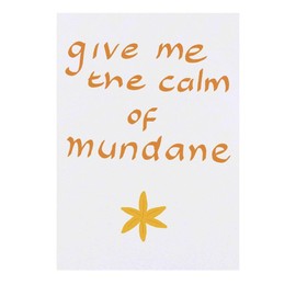 'Give Me The Calm Of Mundane ' Temporary Tattoo - Water Resistant, Skin-Safe, Non-Toxic Transfer (TO00085573)