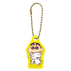 Tees Factory Crayon Shin-chan KS-5541683KI Mini Acrylic Key Holder, KIro, H1.4 x W0.8 x 0.1 inches (3.5 x 2 x 0.3 cm)
