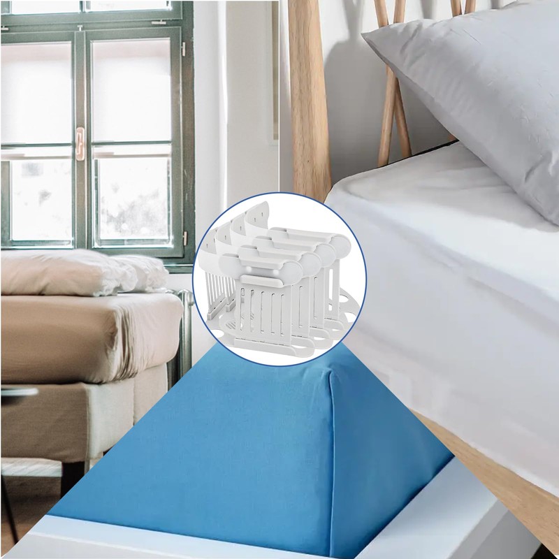YANJINGSHE 4 Pcs Bed Sheet Holder with Lock Strips,Pieces Heavy