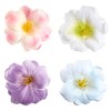 QIUTIMIY 4 Pack Women Flower Hair Clips Artificial Hawaiian Tulip