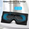 Alyvisun Blackout Sleep Mask, Deepen Eye Contour, Black
