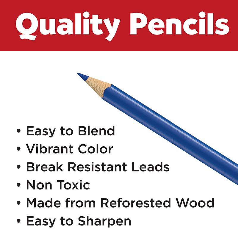 Faber-Castell Triangular Colored EcoPencils - 12 Pack Colored Pencils for