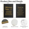 XQLZY Difference Maker Black Spiral Double Sided Notebook, Mentor Leader