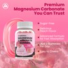 Magnesium Carbonate Gummies 500mg, Muscle & Digestive, Women & Men,