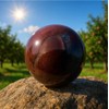Pandiui23 Natural Polished Indian Agate Ball, Polished Crystal with Energy