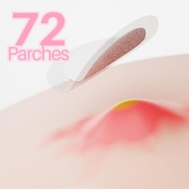 72 Parches Invisibles Eliminar Acne Espinillas Granos Poro Anti Acne Parches adhesivos Centella Asiática Te verde Esencia Arbol de Te Cuidado de la Pi