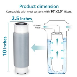 AQUACREST AP117 Whole House Water Filter, Replacement for 3M® Aqua-Pure AP117, Whirlpool® WHKF-GAC, Pack of 4