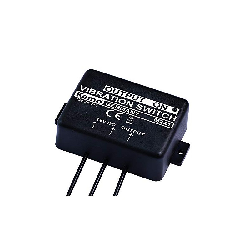 Kemo M241 Vibrating Switch 12V/DC. Vibration-On/Off When Standstill Operating Voltage