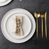AmorArc Ceramic Dinnerware Sets, Wavy Rim Stoneware Plates and Bowls
