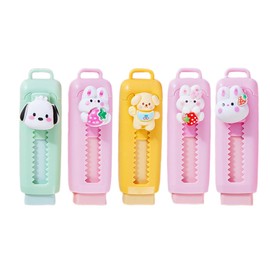 KEQAR 5 Mini Erasers, Children's Birthday Party Giveaway, Retractable Push-Pull Erasers, Birthday Party Gifts for 5 6 7 8 9 Years Old, Gifts and Stuffers.