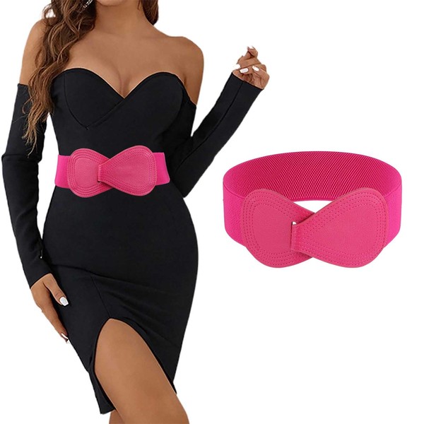 Tgirls - Cinturón elástico para mujer, cinturón de cintura ancha