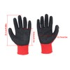 findmall 12 Pairs of L-Sized Latex Rubber Coated Work Gloves