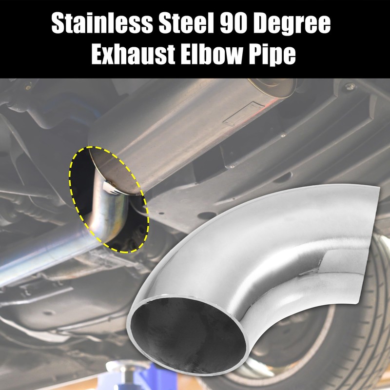 uxcell 4pcs OD 1.75 Inch 90 Degree SS304 Stainless Steel