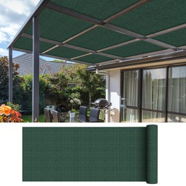 ECOOPTS 8'x15' Sun Shade Roll, Sun Shade UV Blockage Cover for Outdoor Backyard Patio Pergola Greenhouse Plants (Green)