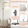 Nintiue 【Upgraded】 Dimmable Floor Lamp, 1000 Lumens LED Edison Bulb