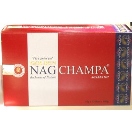 Nag Champa Räucherstäbchen, Box mit 12 Packungen à 15 g