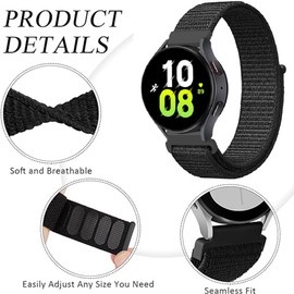 FYISWHO Breathable Sports Strap for Suunto 5 Peak/9 Peak/9 Peak Pro/Vertical/Race, 22 mm Nylon Wristbands, Watch Strap, Replacement Strap for CMF Watch Pro/Watch Pro 2