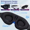 Eye Mask for Sleeping, 3D Eye Mask Blackout Eye Mask